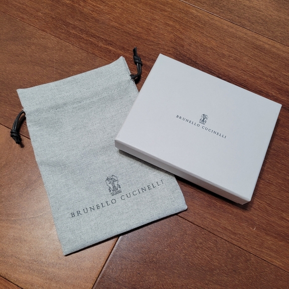 Brunello Cucinelli Gift Box and Dust Bag Empty Decorative Storage Cotton Italy - Picture 8 of 16